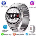 2026 New Watch 5 Pro GPS Track Smart Watch Men 360*360 AMOLED Screen NFC BT Call Waterproof Health Monitor Man Smartwatches IOS