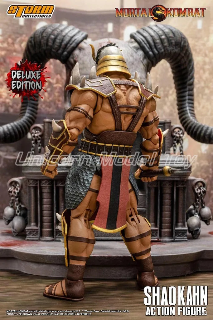 【UA】Original Storm Collectibles Mortal Kombat SHAO KAHN 1/2 Action Figures Model Toys Gifts