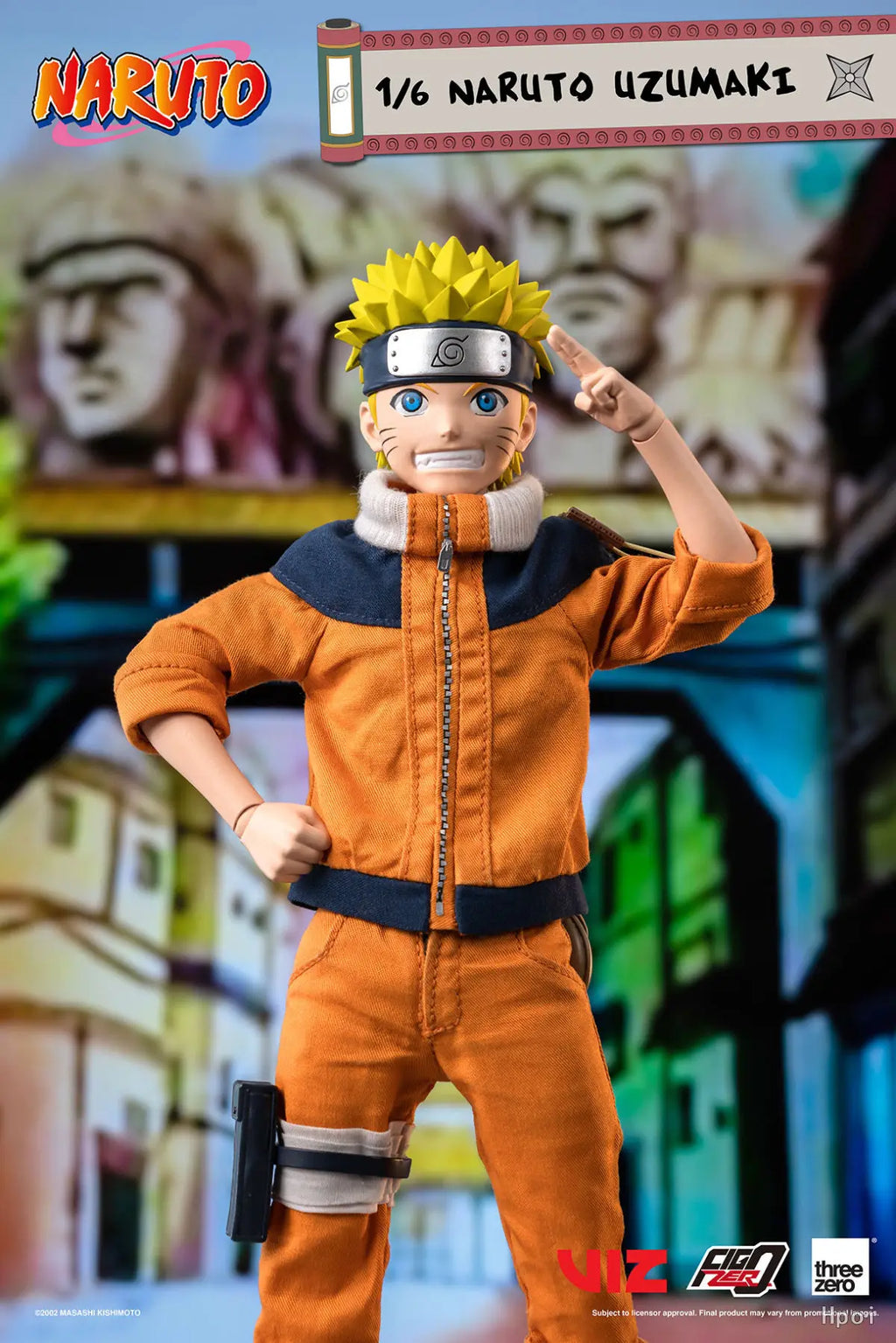 Threezero Genuine FigZero Series Naruto Uzumaki Kakashi Hatake Uchiha Sasuke Japanese Anime 1/6 Scale Action Figures Model Toys