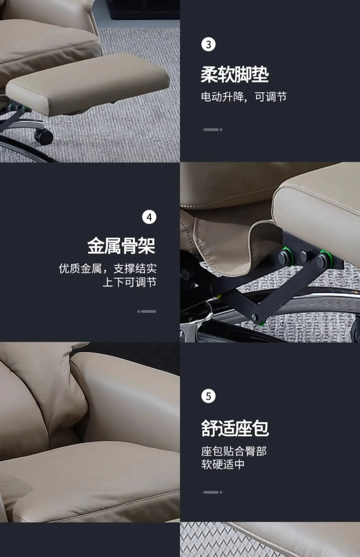 Computer Chair Office Desk Footrest Furniture Luxury Advanced Gamer Chairs For Living Room Lazy Rotating Gamming Gaming Backrest