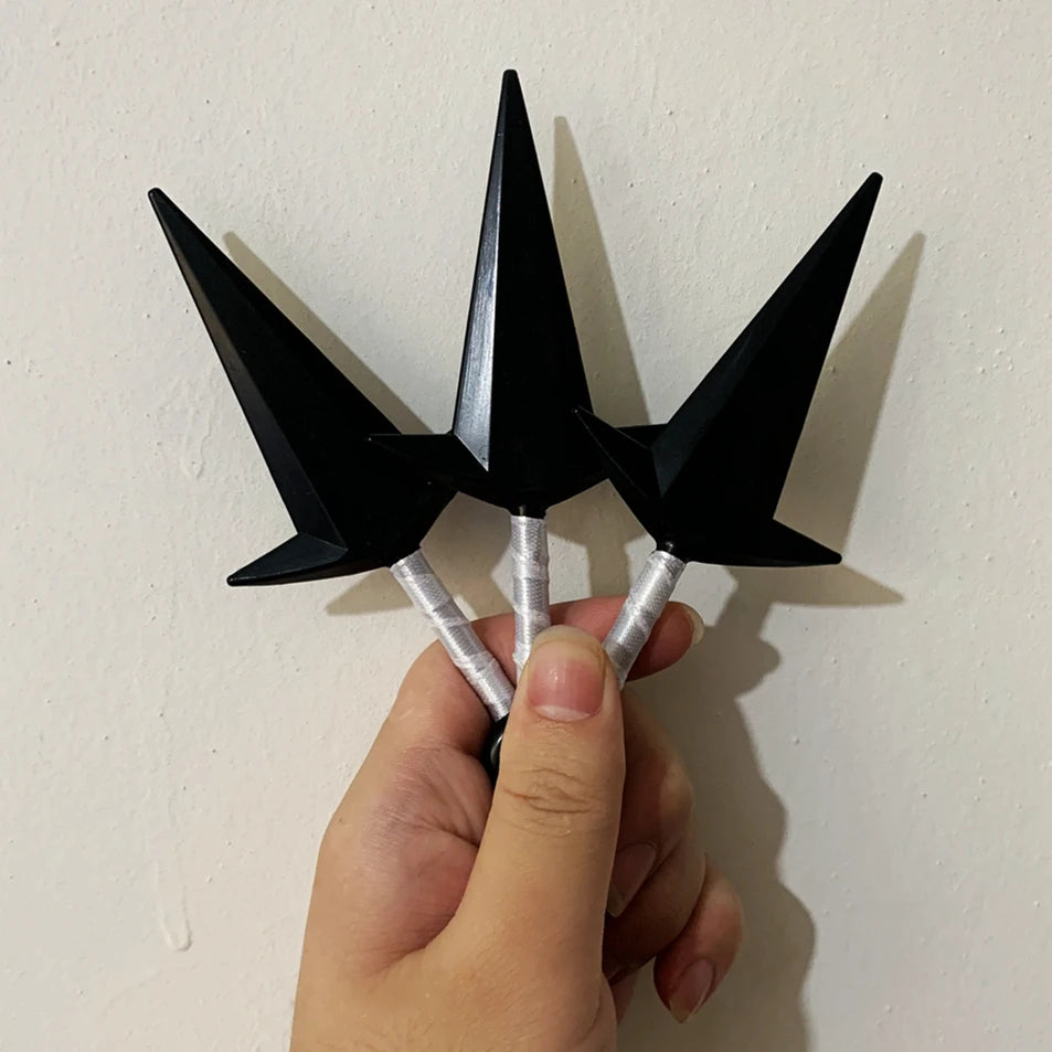 Anime Naruto Shippuden Kunai Cosplay Accessories Props Forehead Weapon Plastic Collection Props Ninja Darts Model Toy Kids Gift