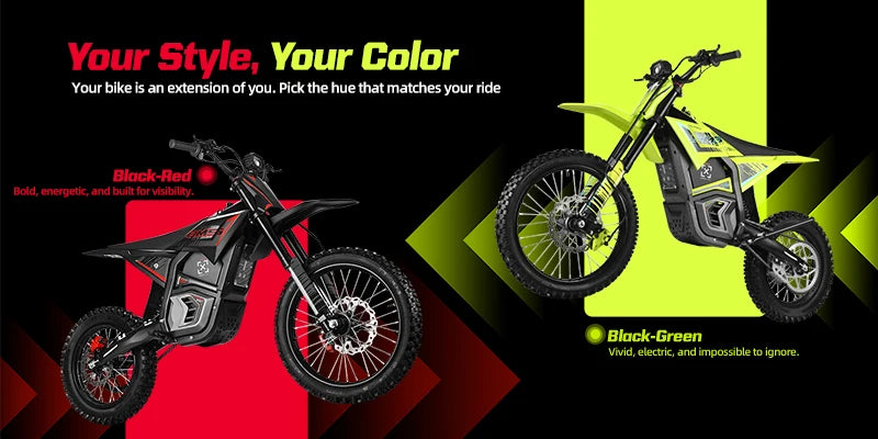 EM5 PRO 4000W Geared Motor Off-Road 60V Electric Dirt Bike All Terrain Ebike Electric Motorcycle