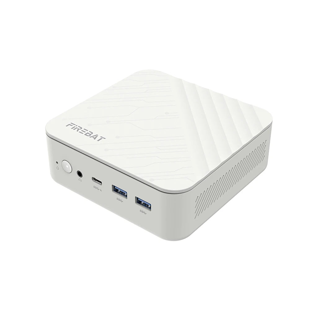 FIREBAT AM02 Mini PC AMD Ryzen 7 H255 DDR5 16GB RAM M.2 PCIe 512GB SSD WiFi6 BT5.2 1000M LAN Windows11 Desktop Computer