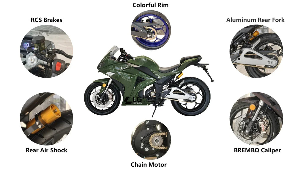 XDS Motorcycle Outstanding Quality Delivery Street 3000w 5000w 8000w Dirt Bike Electric Motorcycle