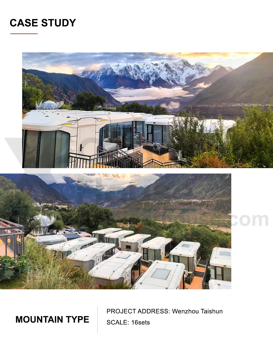 Leak Proof Luxury Prefabricated House Hot Insulation CE Approved High Quality Prefab Capsule House Space Capsule Home Modular