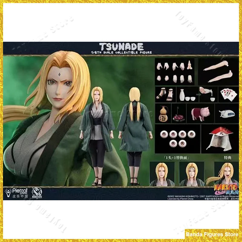 Original Rocket Toys ROC-009 1/6 Scale Naruto Tsunade In Stock Anime Action Collection Figures Model Toys