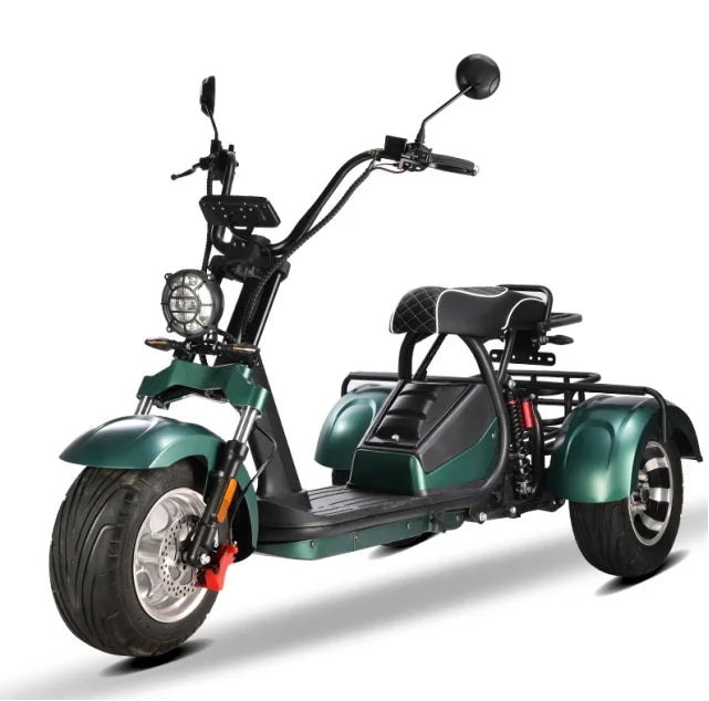 D185 Clark is hot selling Modern Style Fat Tire 60v Golf  Adult 3 Wheel Electric  Tricycle Citycoco with Pedals