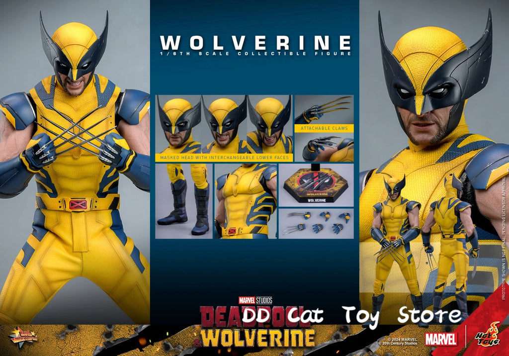 In Stock Authentic HOTTOYS HT 1/6 Scale MMS753 Deadpool & MMS754 Wolverine Collectible Action Figures Toy Gift