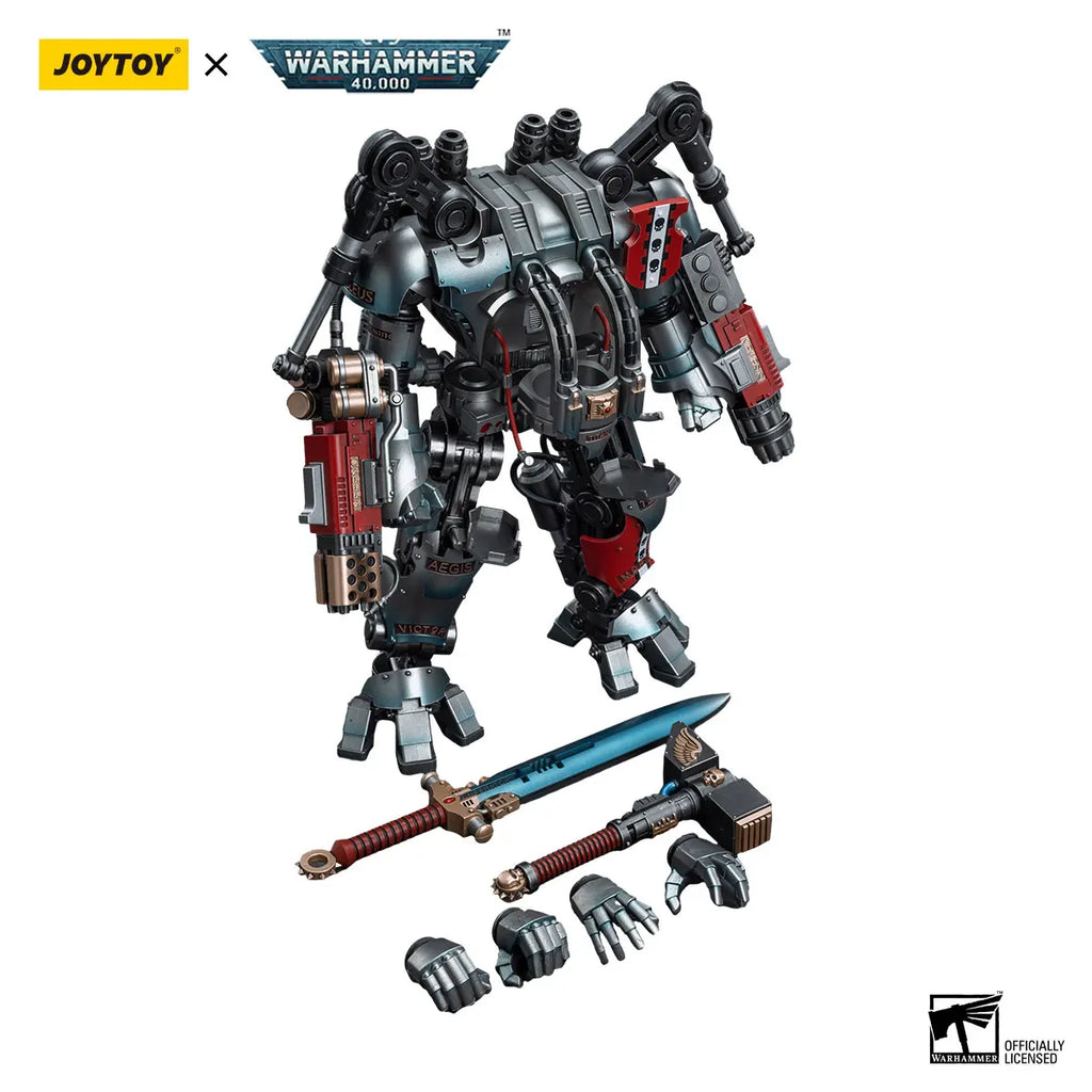 JOYTOY Warhammer40k 1/18 Action Figure Mecha Grey Knight Nemesis Dreadknight Anime Figures Toys Model Gift