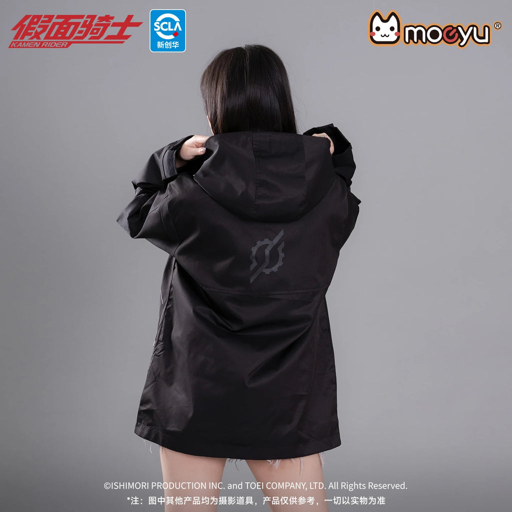 Moeyu KAMEN RIDER BUILD Men Trench Coat Male Jacket Women Clothing Anime Costume Zipper Overcoat Casual Windbreaker Streetwear