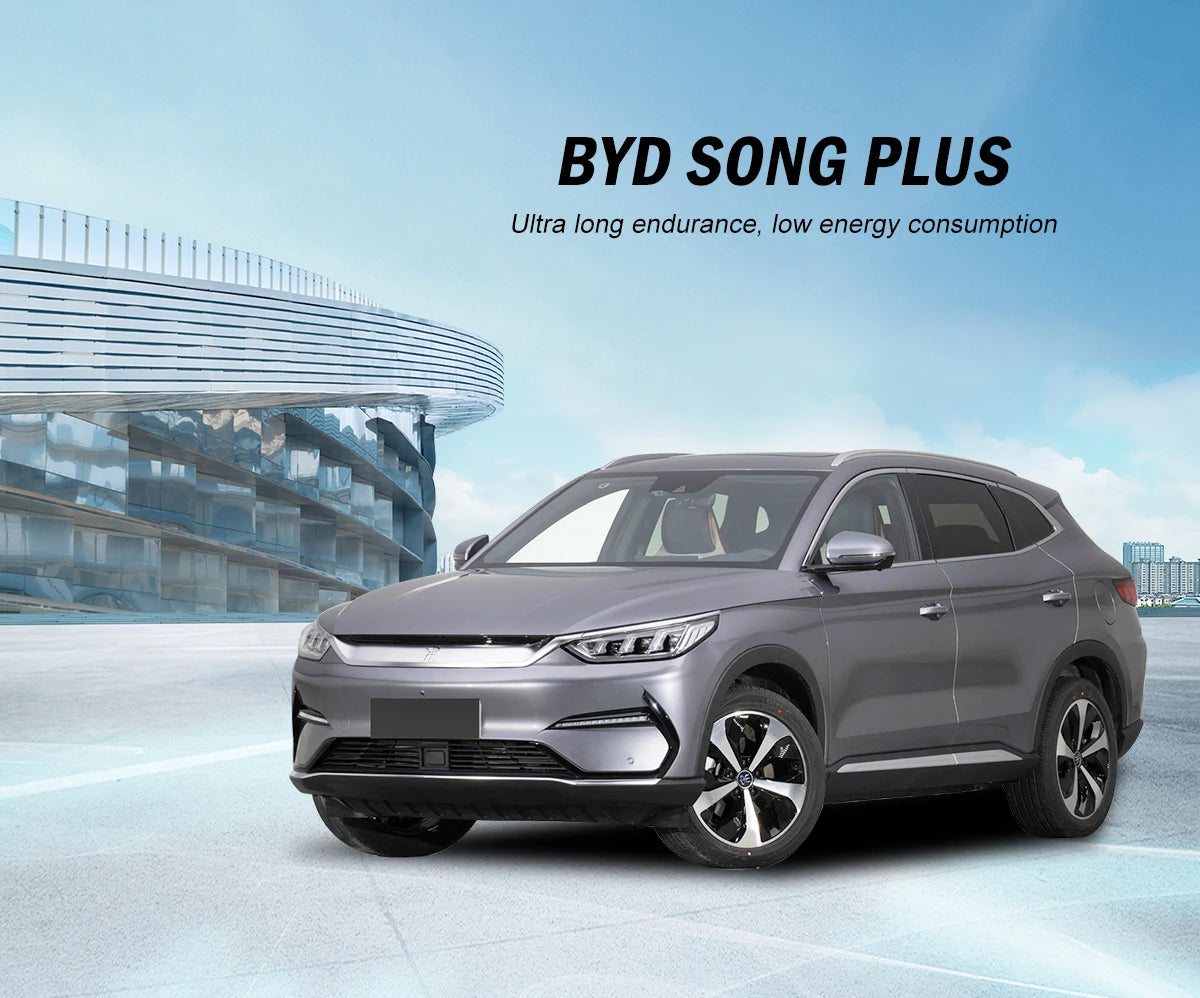 China EV Car 5 Seats SUV Song Plus Flagship 100% New Vehicles Cheaper 600km New Energy Automobile
