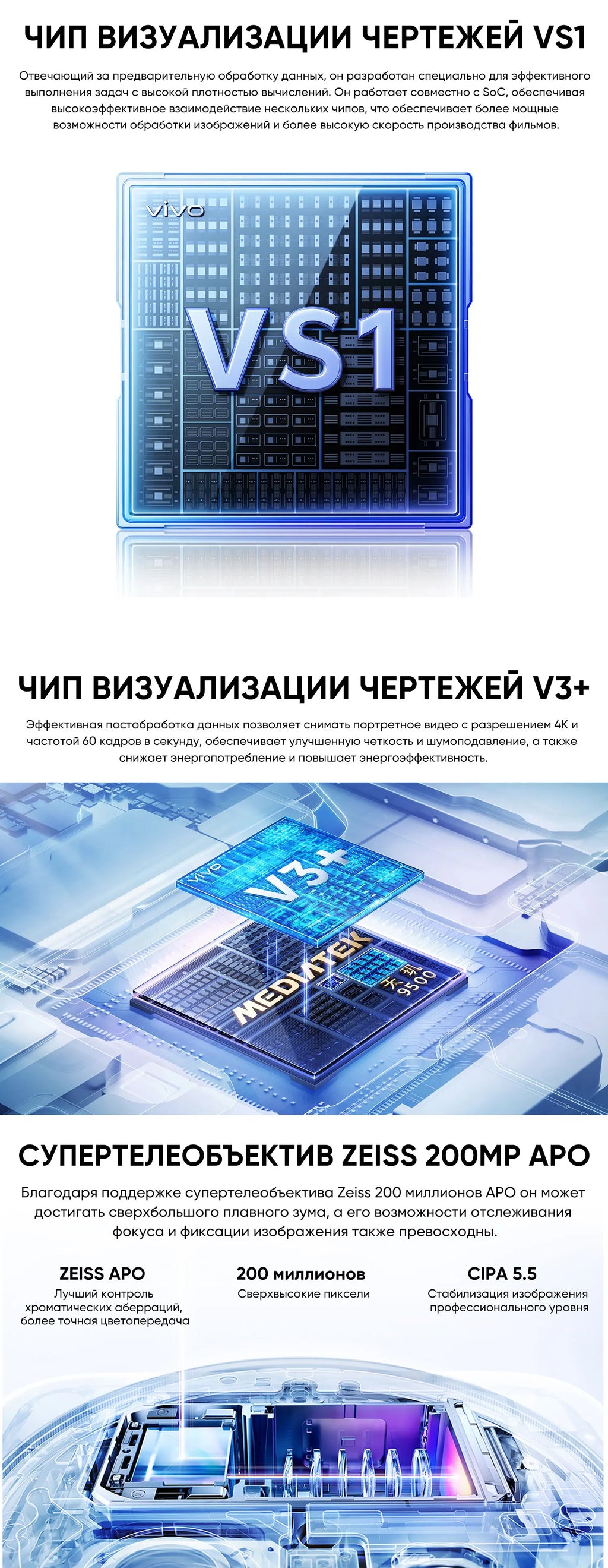 Chinese Version Vivo X300 Pro 5G Smartphone MediaTek Dimensity 9500 6.78'' 120Hz LTPO AMOLED Display 6510mAh 90W SuperCharge NFC