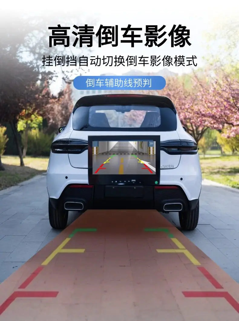Laotou Le electric four-wheeler oil-electric dual-purpose vehicle heating and cooling air conditioner new energy women's
