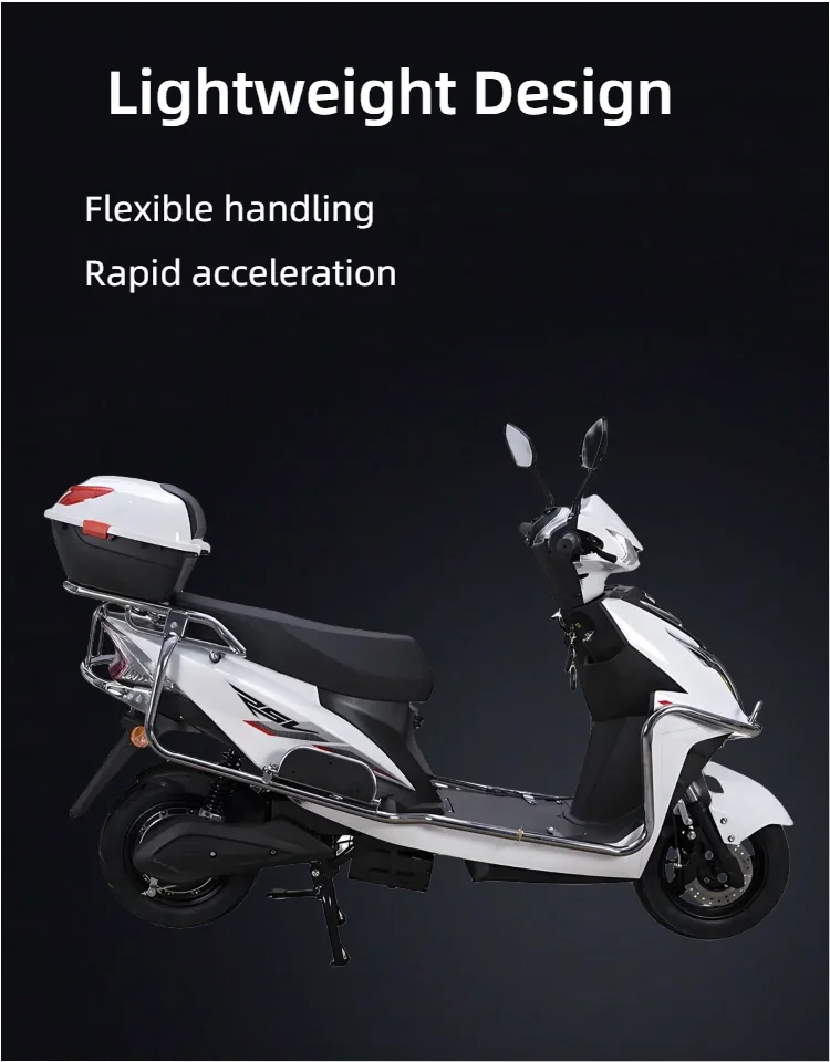 2025 Best Selling 60v Electric Motorcycle Scooter Long-Range Electric Bike for City Commuting and Leisure Riding