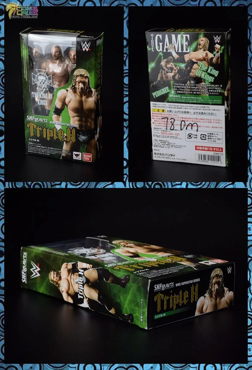 BANDAI Genuine S. H. Figuarts Series Reality Artist Series WWE Kane，Paul Levisk，Steve Austin，Dwayne Johnson Movable Model