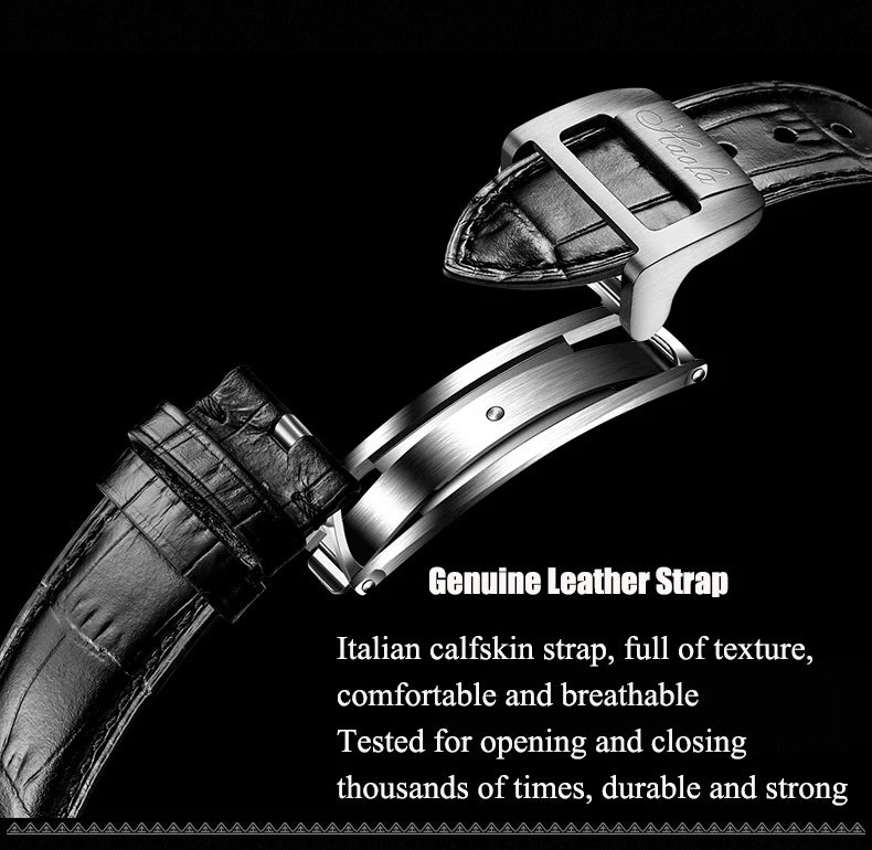 Haofa Tourbillon Watch for Men CNC Classical Texture Engraving Sapphire Manual Skeleton Movement Mechancial Watch Business 1602