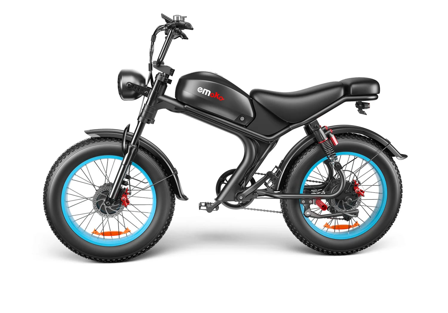 emoko C93 E-Bike 2000W Dual Motor 48V23Ah Battery Mountain off-road Fat Tire Electric Bike Dual Hydraulic Brake Electric Bicycle