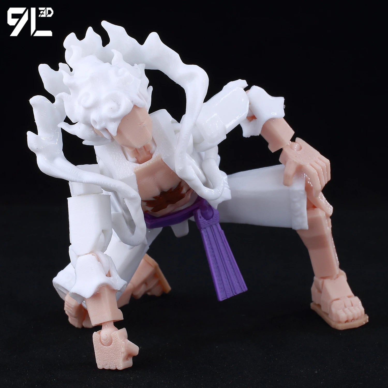 9L3D Printed Anime One Piece Naruto Demon Slayer Dummy13 Lucky T13 Movable Shapeshift Action Figures Mannequin Toys Collectors
