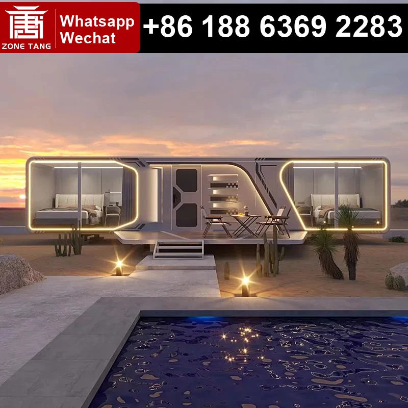 Thermal Insulation Mobile House Luxury Modern Modular Prefabricated Houses Living Capsule Homes Space Capsule Home Good Quality