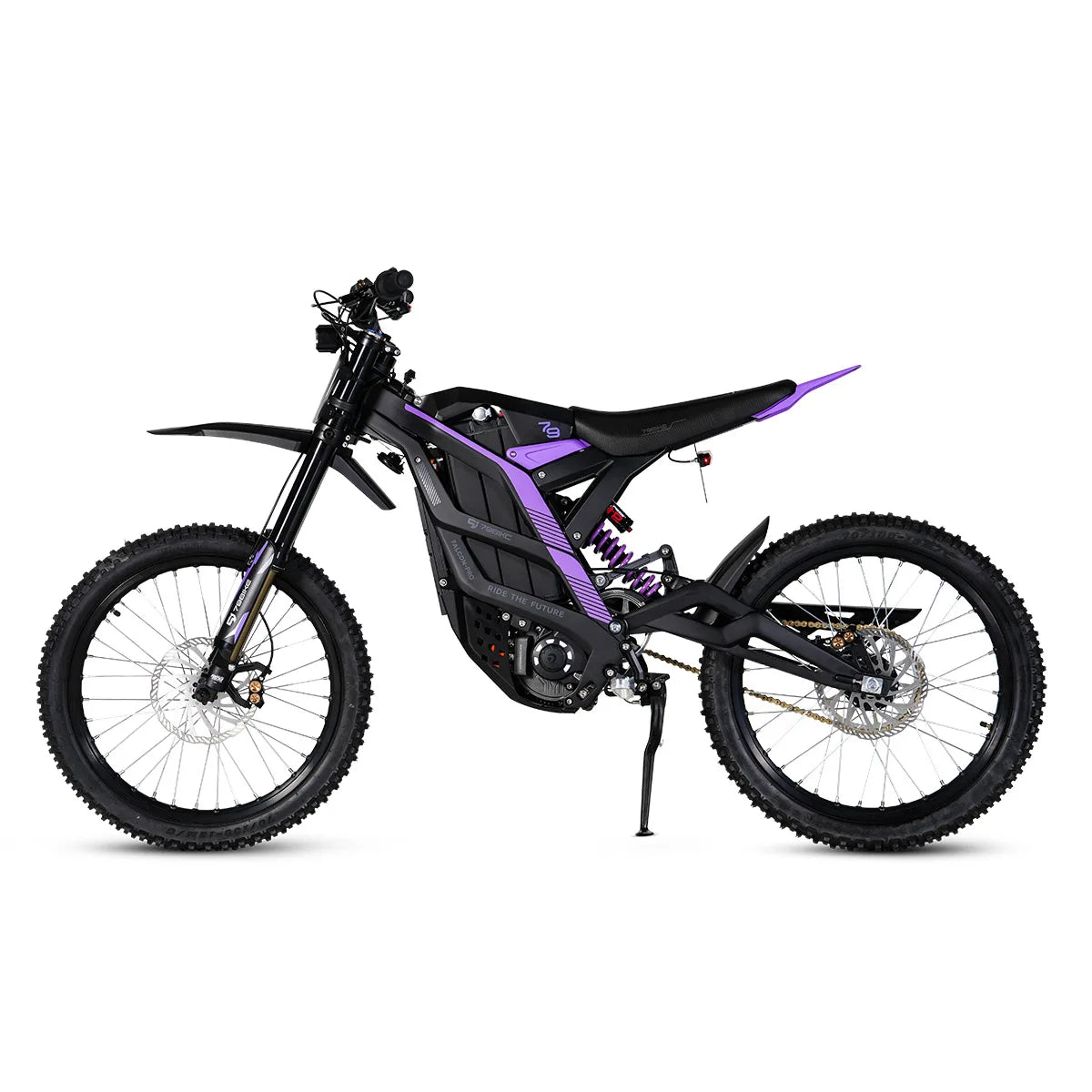 All-Terrain High-Speed Electric Dirtbike With 10000W Central Motor Full Suspension Aluminum Alloy Frame Lithium Battery