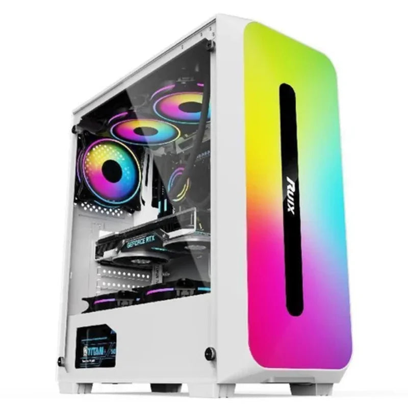 Prebuilt Wholesale Build Desktop Gamer Pc 10th-Gen I5 + RTX 2060 + 500G SSD RGB Gaming Case