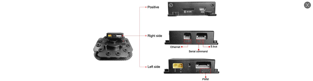 A40T Pro AI-Tracking 40X Object Identification and Tracking Camera with 3-Axis Gimbal Drones Accessories