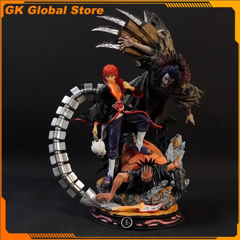 42cm New Naruto Anime Figure Sasori Peripheral PVC Model Scene Statue Desktop Decoration Ornaments Kids Birthday Gifts Toys