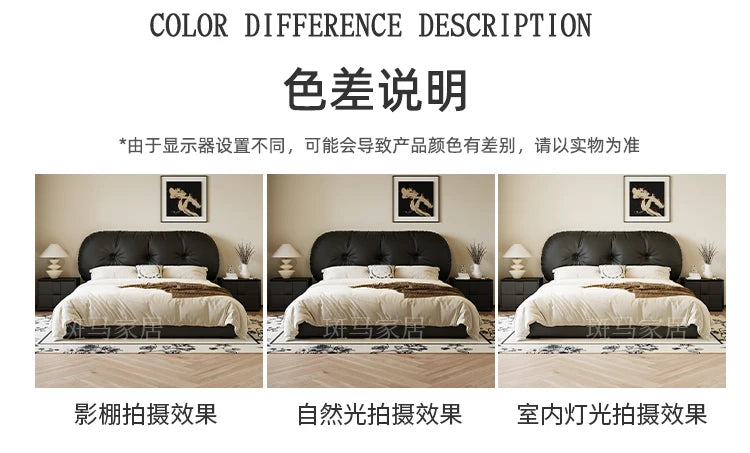 Tall Headboard Double Bed Frame Modern European Style Full Queen Size Bed Frame Bedroom Nightstands Cama De Casal Home Furniture