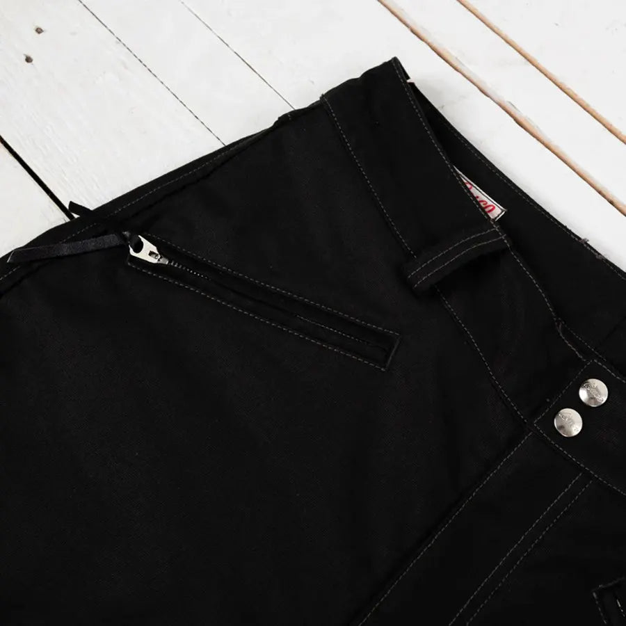 BUCO 1950s leather pants J-99 cotton jungle off-road knight pants