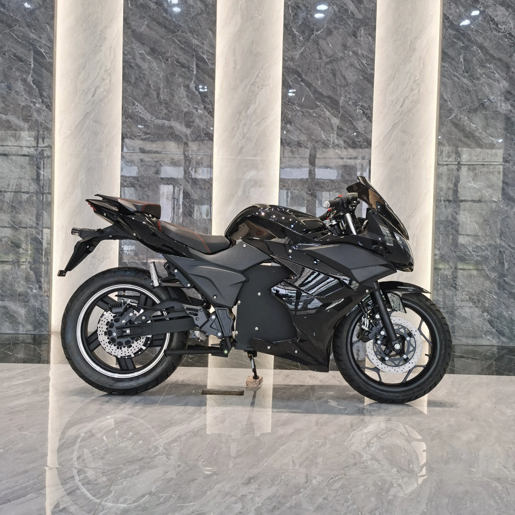 Strovan  Fast Speed 150kmh Electric Cruiser Road Motorcycle 72v60-120ah Lithium Sport Motorcycles