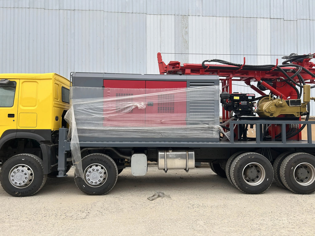 Truck Mounted Reverse Circulation Drilling Rig RC Borehole Drill Machine 400m for Mining Exploration Custom Installation