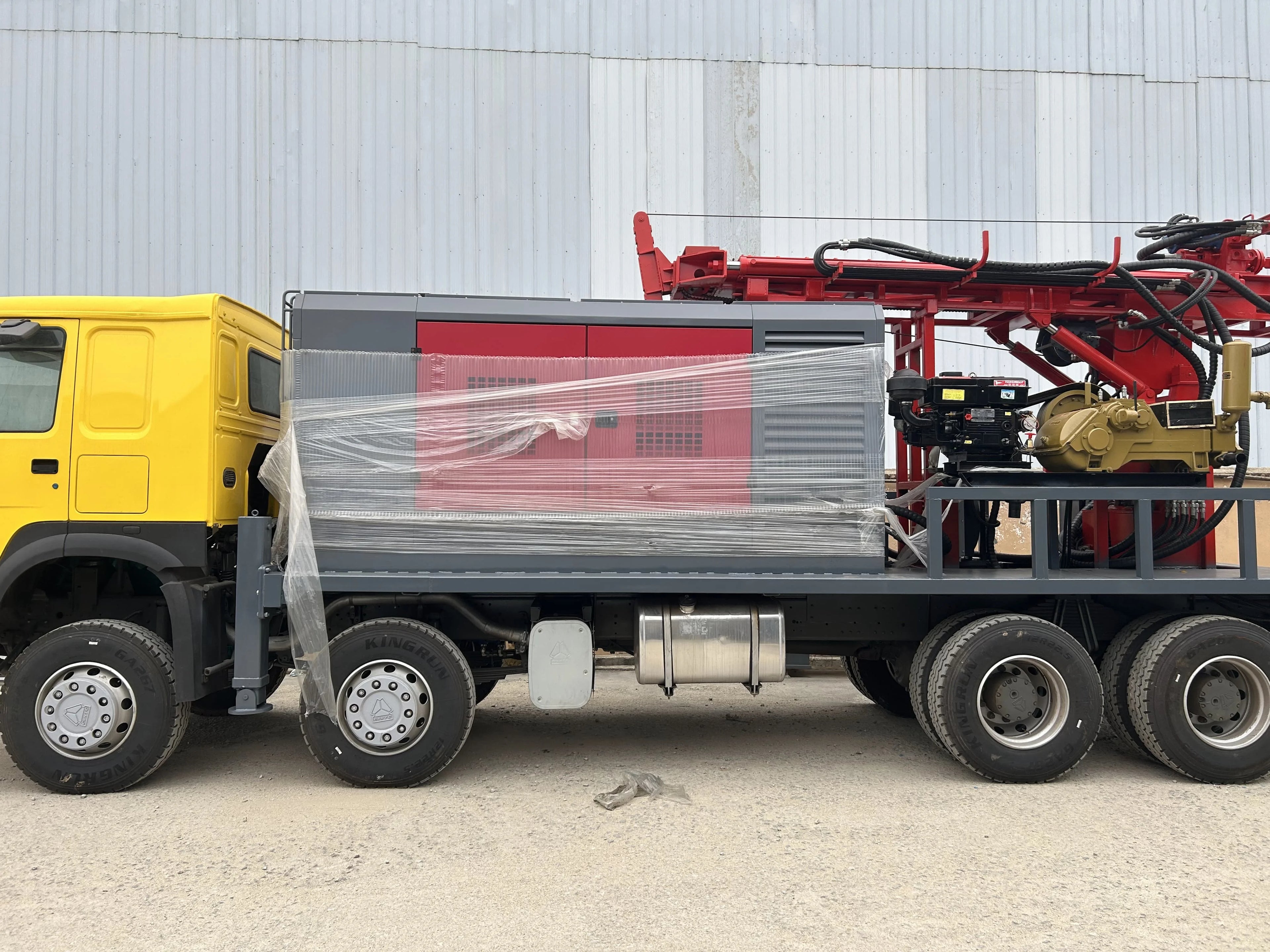 Truck Mounted Reverse Circulation Drilling Rig RC Borehole Drill Machine 400m for Mining Exploration Custom Installation