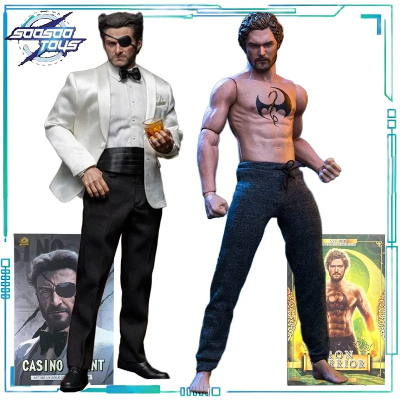 SOOSOOTOYS Genuine Casino Wolf Wolverine Wolf Uncle 1/6 Mobile Doll IRON WARRIOR Movable Finished Product Model Collection