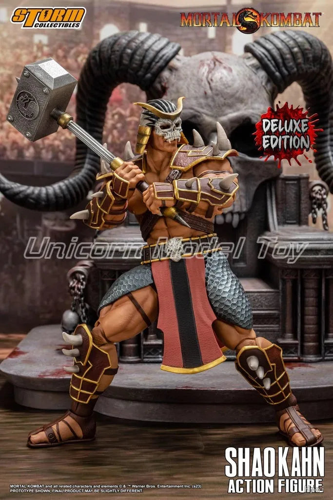 【UA】Original Storm Collectibles Mortal Kombat SHAO KAHN 1/2 Action Figures Model Toys Gifts