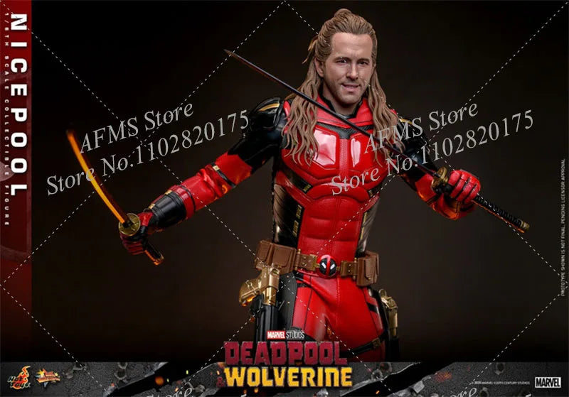 HOTTOYS MMS788 1/6 Scale Collectible Figure Ryan Reynolds Deadpool & Wolverine 12Inch Men Soldier Action Figure Body Toys