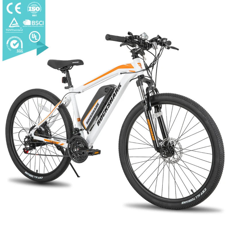 26/27/29-Inch 21-Speed Rear Hub Motor Aluminum Alloy Frame Suspension Fork Fast Delivery Electric Mountain Bike