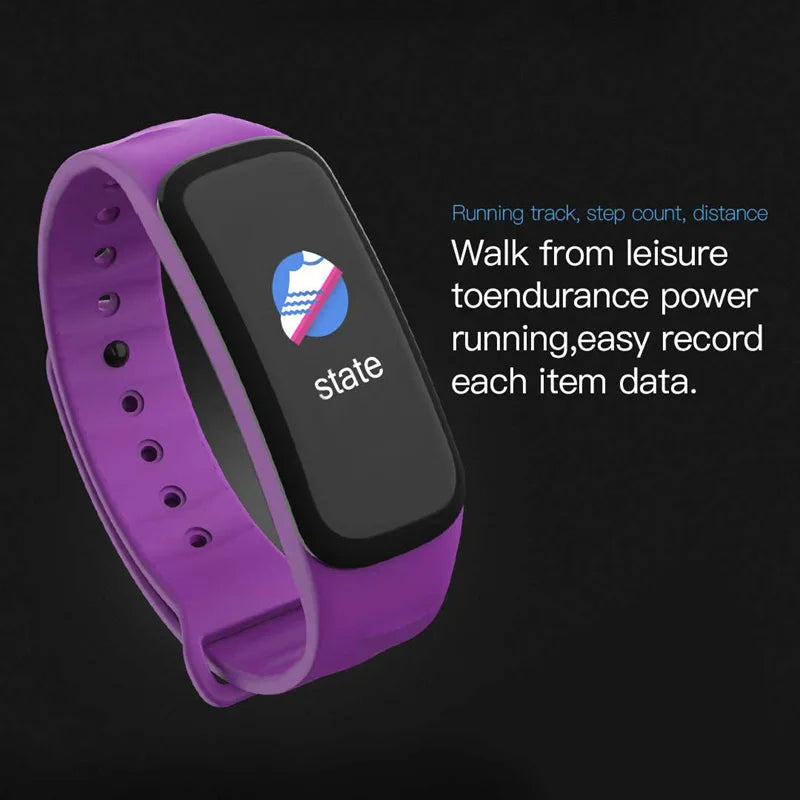 Lenovo C1 Plus Smart Watch Men Women Bluetooth Step Counting Sports Bracelet Fitness Tracker Heart Rate Blood Pressure Sleep