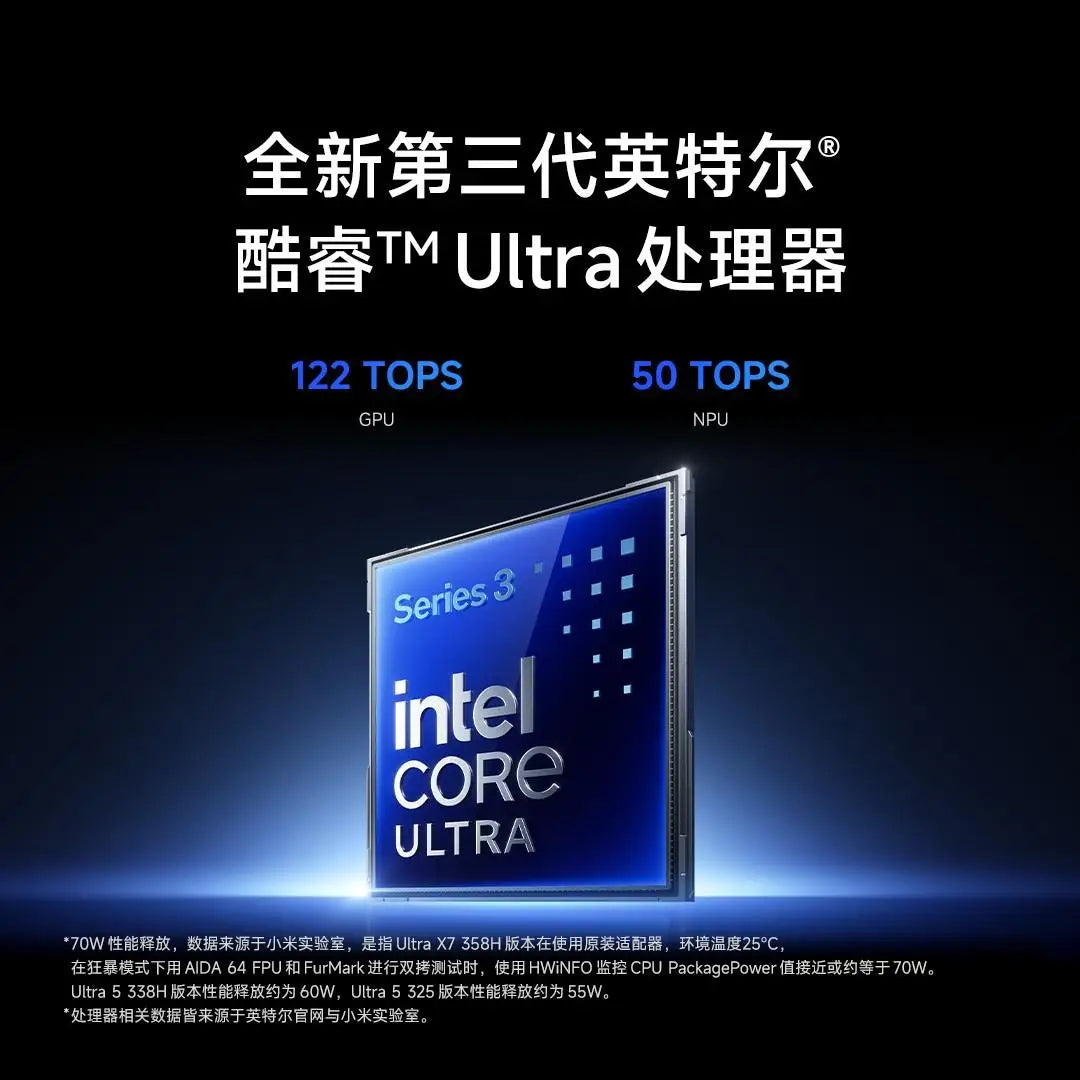 Xiaomi REDMI Book Pro 14 2026 Ultra5-338H/Ultra7-358H 32GB+1TB 14inch 2.8K 120Hz Screen Blue
