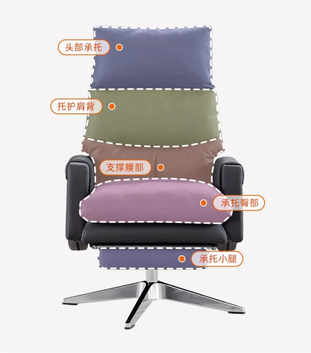 Organizer Comfy Nordic Office Chair Tall Support Modern Computer Recliner Chairs Design Enclosure Unique Stoel Lounge Furniture
