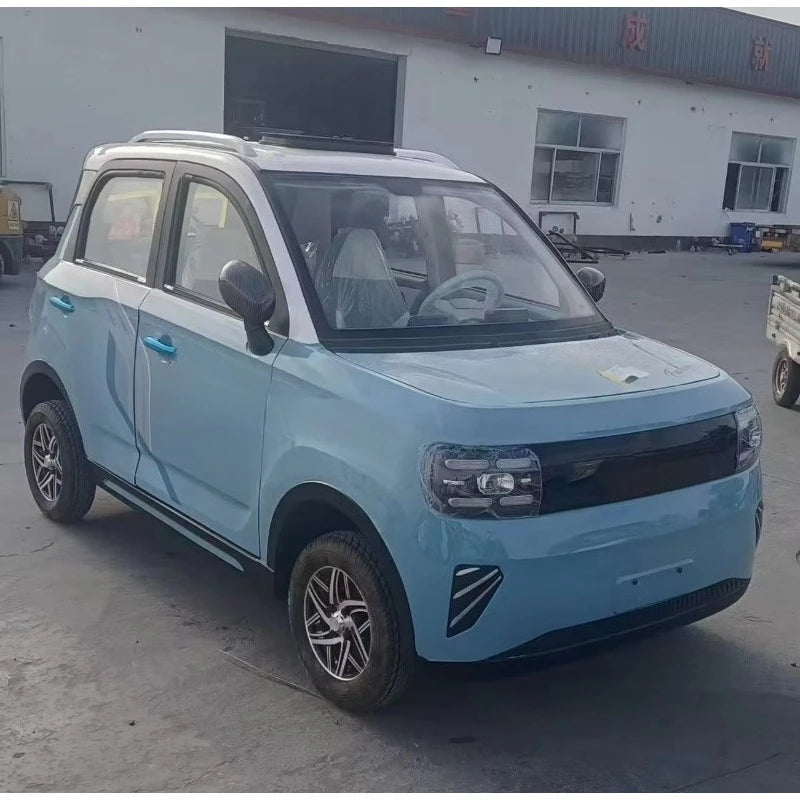 SXLL Fashion electric vehicle, pure electric power vehicle, intelligent four-wheel four-door four-seat car