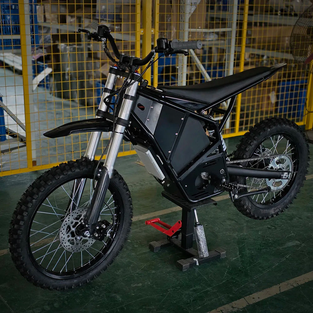 Latest MD-2X Electric Dirt Bike 72V 8000W Mid Drive Motorbike 40Ah Lithium Battery With Hydraulic Disc Brakes Mountain Bike