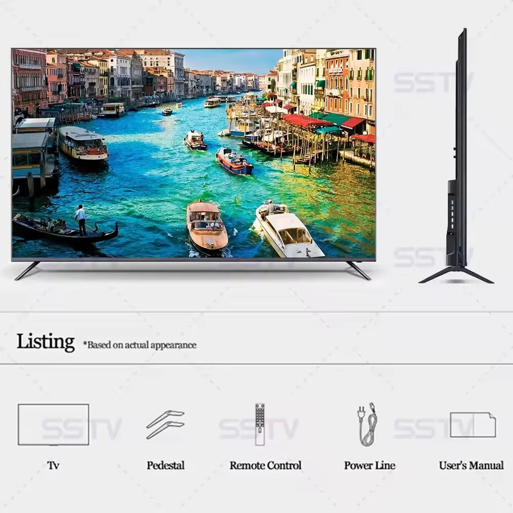 Manufacturer 65 70 75 85 100 Inches Led Tv 75 Pouce 4k Uhd Android Television Flat Screen Smart Tv