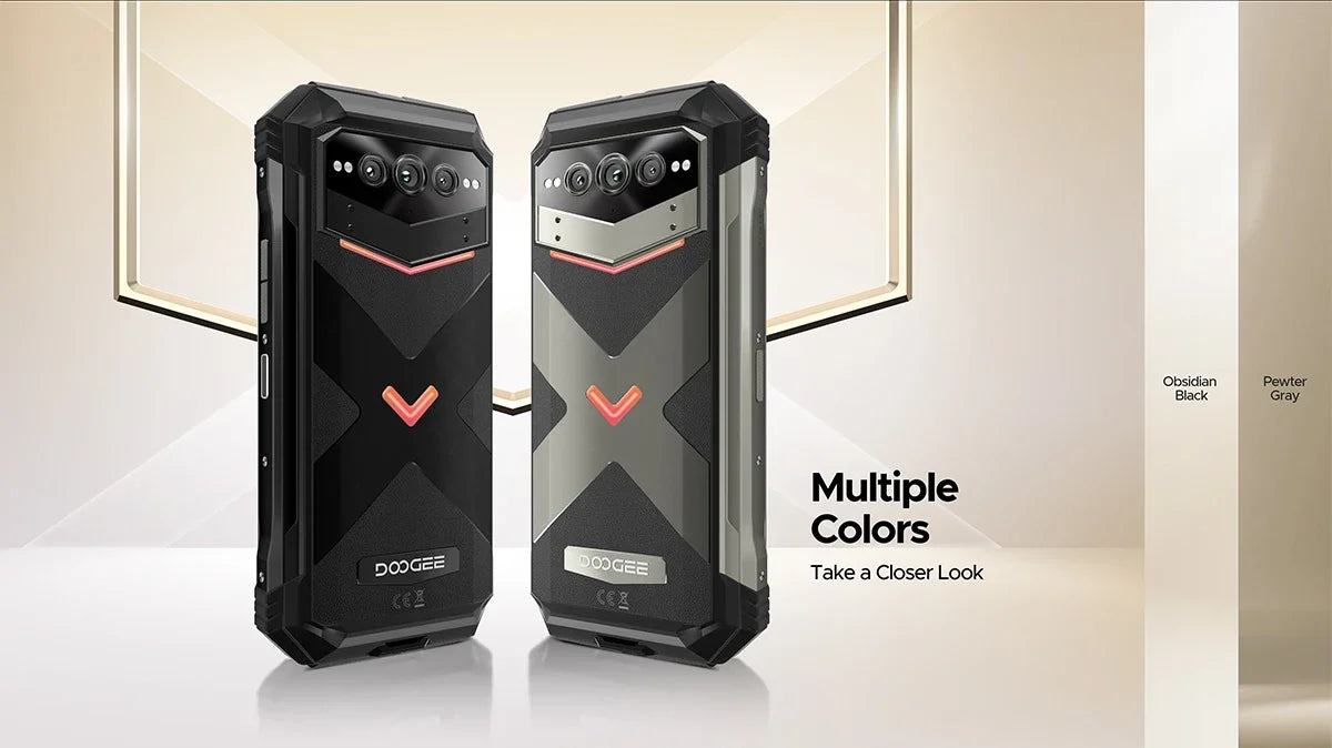DOOGEE V Max Plus Rugged Phone 6.58" Display Dimensity 7050 Telephone Portable 36GB+512GB 22000mAh 200MP Smartphone Android 14
