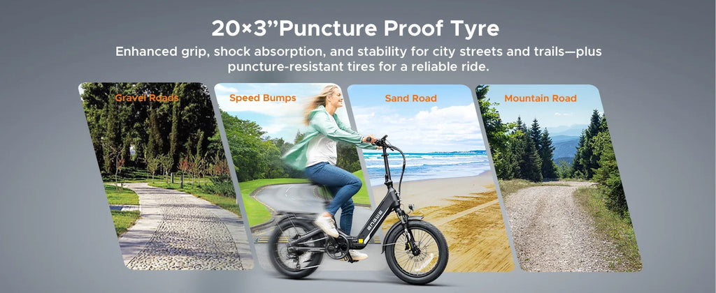 ENGWE L20 3.0 Full Suspension E-Bike, 1500W 48V 15Ah 60Miles, Smart GPS Anti-Theft, 28MPH Foldable Commuter Ebike