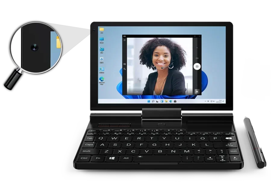 Popular High-end Modular Handheld Computer,GPD Pocket 3 Mini Notebook, 8 Inch Intel Gold 7505, 16GB 512GB SSD,