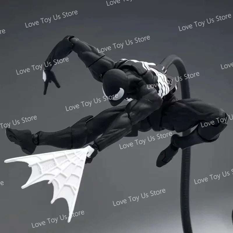 Original Mess Toys Spider Man Symbiote Spiderman Messtoys Black Suit Neighbor Scarlet Spider Anime Action Figure Gifts Toys