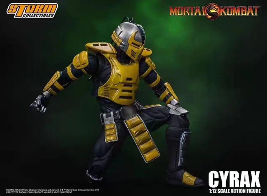 Stock Storm Toys Mortal Kombat Biomechanical Ninja Robots SMOKE CYRAX SEKTOR  1/12 Action Figure Model Collectible Gift