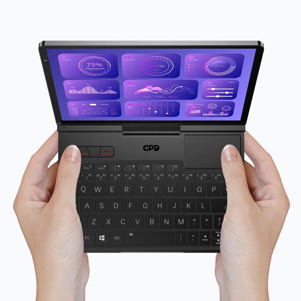 2025 NEW Original GPD Pocket 4 Laptop AMD AI 9 HX 370 32GB DDR5 2TB NVMe 8.8-inch Mini Portable Gaming Notebook Office Study PC