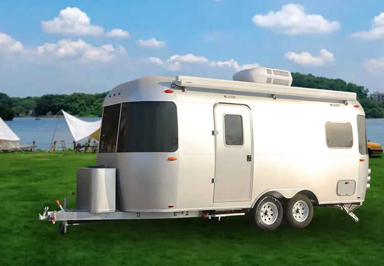 Customized New Design Offroad Aluminum 4x4 Camper Trailer Caravan Van Motorhome with Bathroom for Outdoor Camping