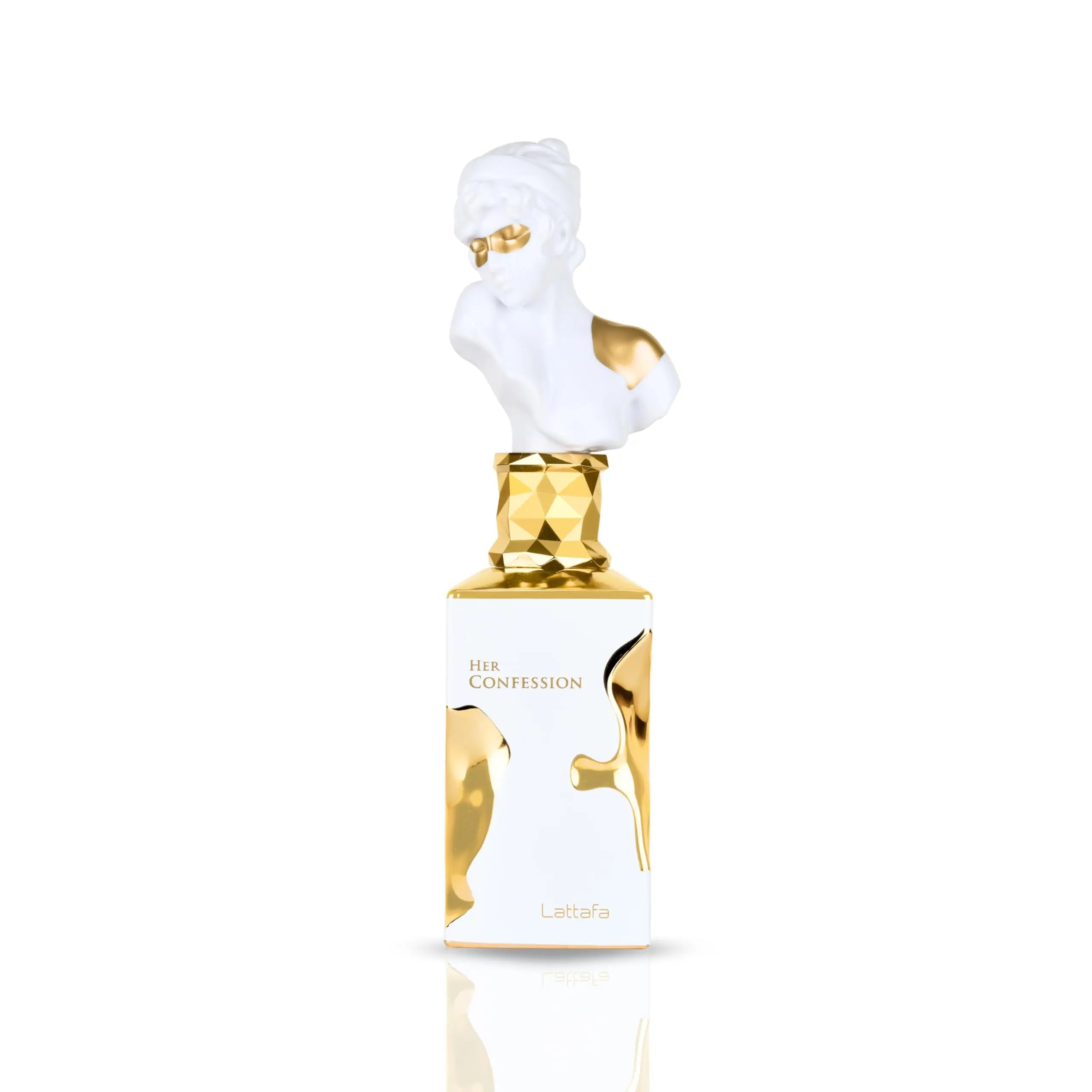 Lattafa His Confession for Men Eau de Parfum Spray Vanilla Floral Amber Musk - Eau de Parfum Long-Lasting Fragrance for Women